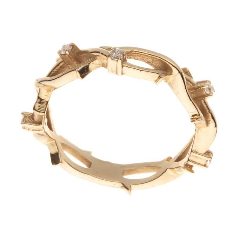 انگشتر طلا 18 عیار زنانه مایا ماهک مدل MR0636