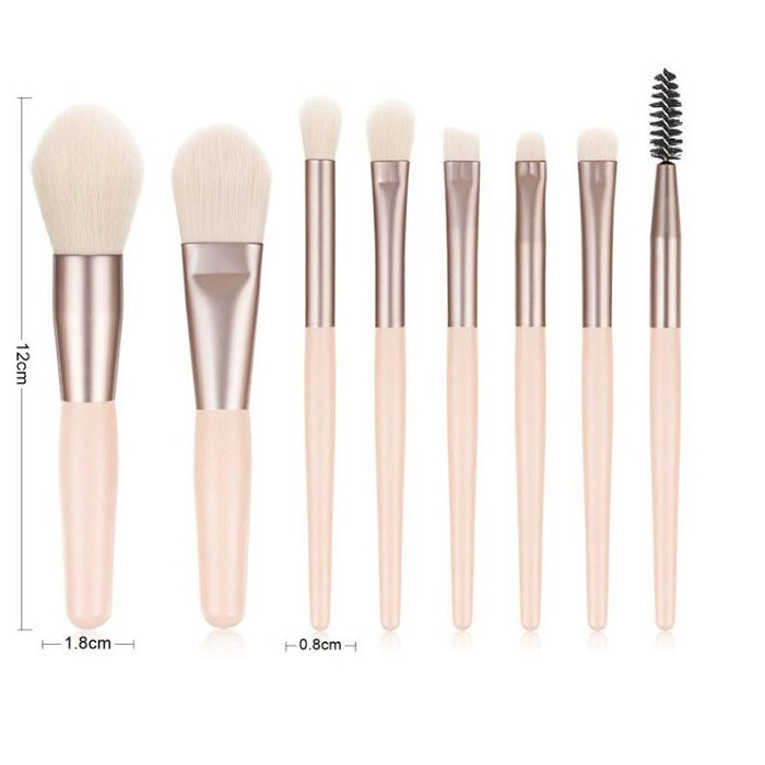 ست برس آرایشی مدل P-11 مجموعه 8 عددی