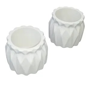 گلدان بتنی مدل نگار بسته ۲ عددی