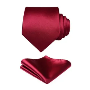 ست کراوات و دستمال جیب مردانه مدل TVF کد 8