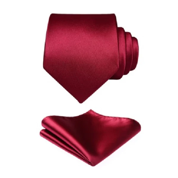 ست کراوات و دستمال جیب مردانه مدل TVF کد 8