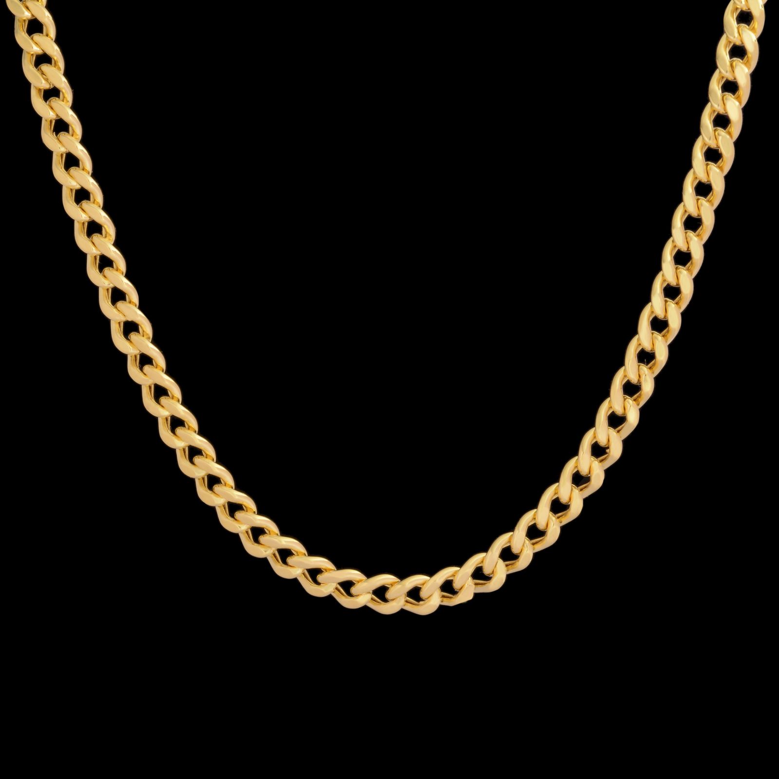 زنجیر طلا 18 عیار زنانه طلای مستجابی مدل گلستانه کد G41 -  - 1