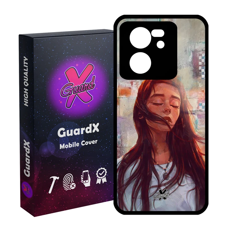 کاور گارد ایکس طرح Girl مدل Glass10056 مناسب برای گوشی موبایل شیائومی 13T/13T Pro/Redmi K60 Ultra