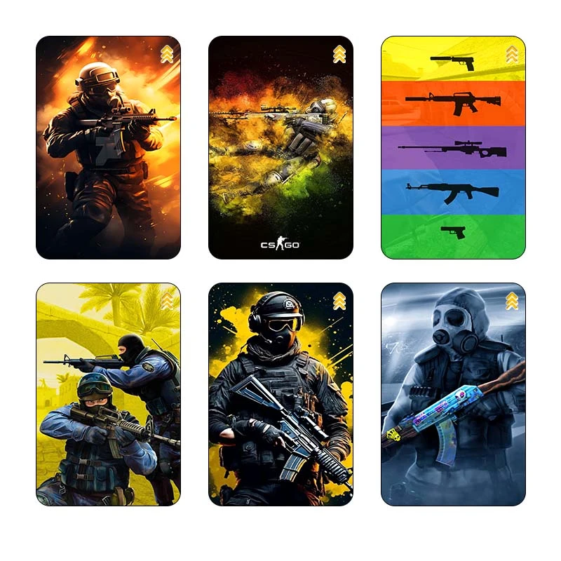 استيکر کارت کارنيکا طرح Strike-Counter کد 49004 مجموعه 6 عددی