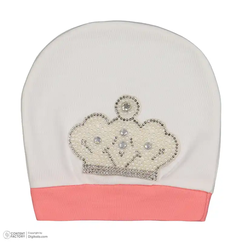 ست 3 تکه لباس نوزادی مدل تاج نیلا