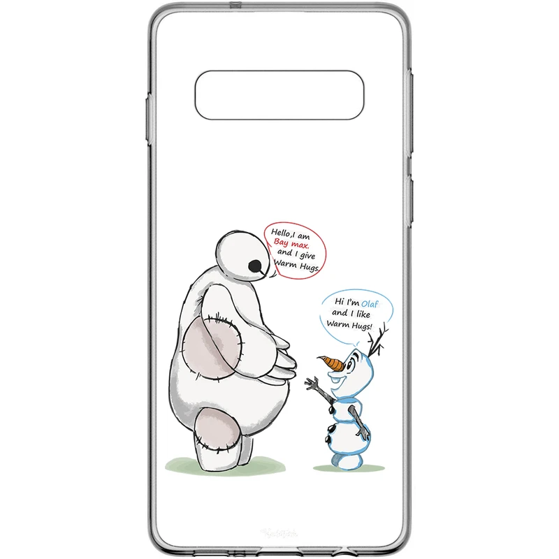 کاور طرح Olaf & Baymax مناسب برای گوشی موبایل سامسونگ Galaxy S10 Plus