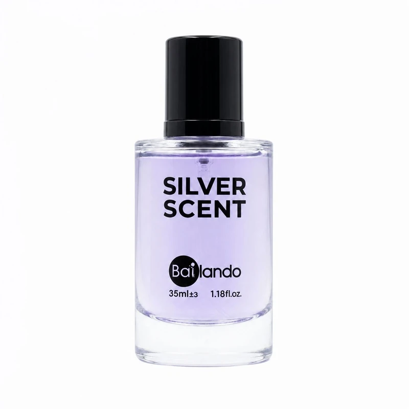 عطر جیبی مردانه بایلندو مدل Silver Scent NB با رایحه گرم و چوبی حجم 35 میلی لیتر
