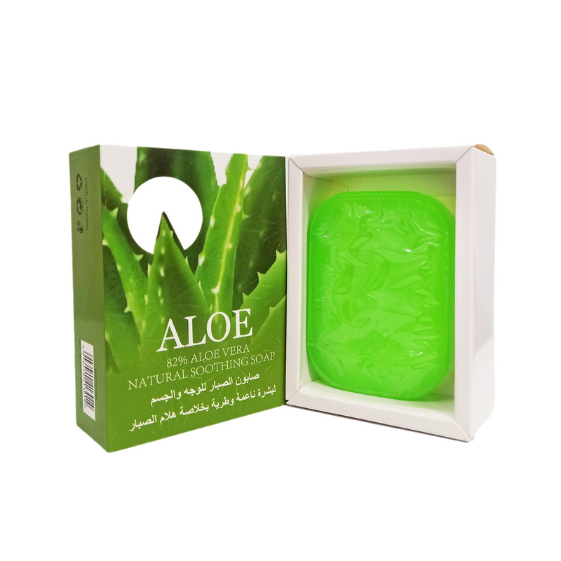 صابون شستشو آلوئه مدل Herbal وزن 85 گرم صابون شستشو آلوئه مدل Herbal وزن 85 گرم