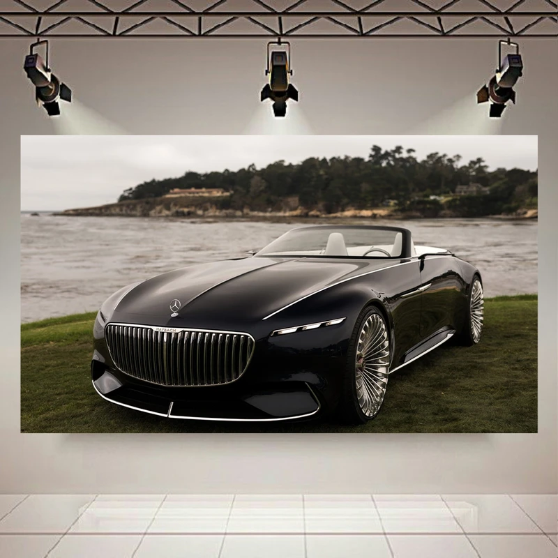 تابلو بوم طرح ماشین مدل مرسدس بنز Maybach 6 کد AR7580