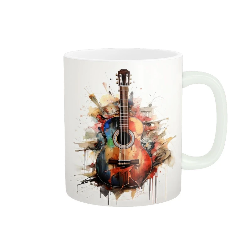 ماگ پاد آفرین مدل گیتار فانتزی زیبا کد 1249