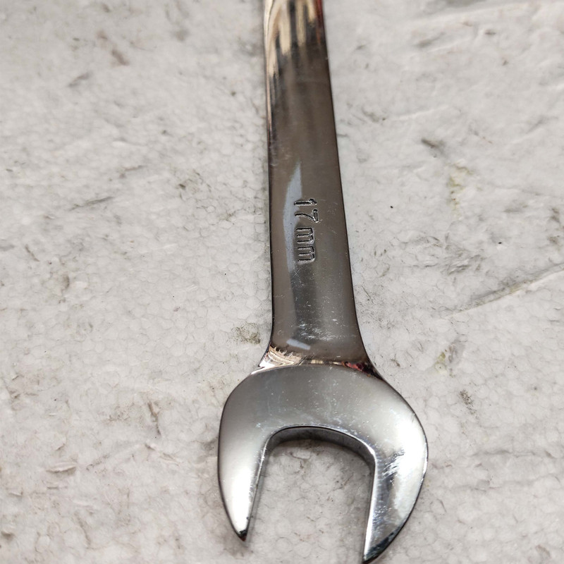 آچار یکسر تخت و یکسر رینگی جغجغه ای جیانگ کوان مدل CR.V 72 T مجموعه 7 عددی