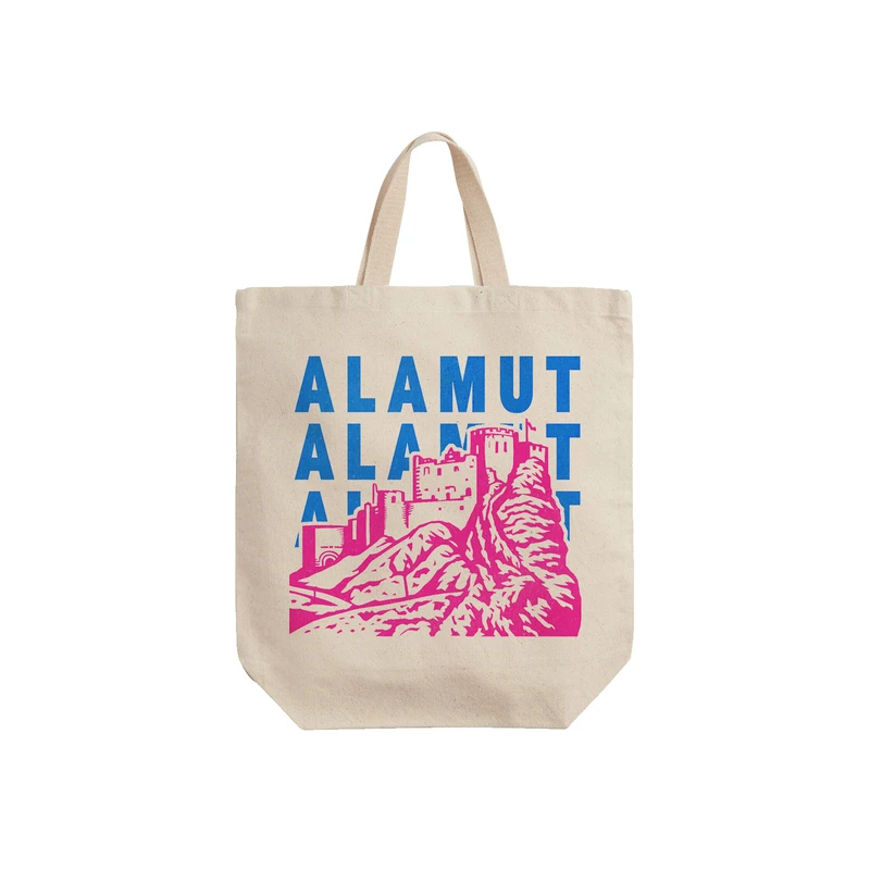 ساک خرید ترمه طراحان ایده مدل نماد قلعه الموت کد map0099 - S