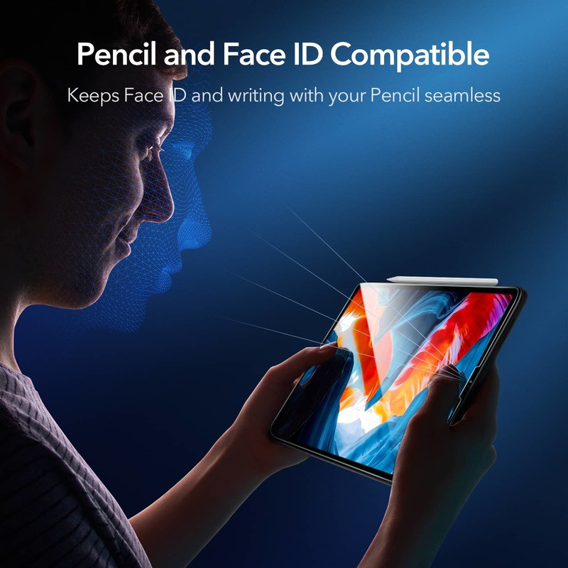 محافظ صفحه نمایش ای اِس آر مدل Tempered Glass S-P مناسب برای تبلت اپل iPad Pro 12.9
