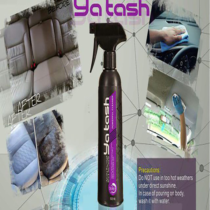 اسپری خشکشویی تمیز کننده سطوح پلاستیکی و کابین خودرو یاتاش کد 46 حجم 500 میلی لیتر