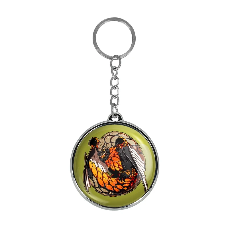 جاکلیدی خندالو طرح بازی شکارچی هیولا (Monster Hunter) مدل دوطرفه کد 3321733218