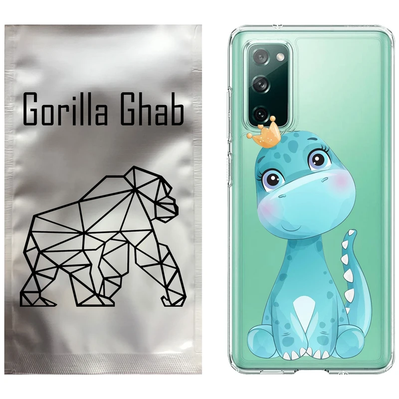 کاور گوریلا قاب مدل CLG کد 60 طرح دایناسور مناسب برای گوشی موبایل سامسونگ Galaxy S20 FE