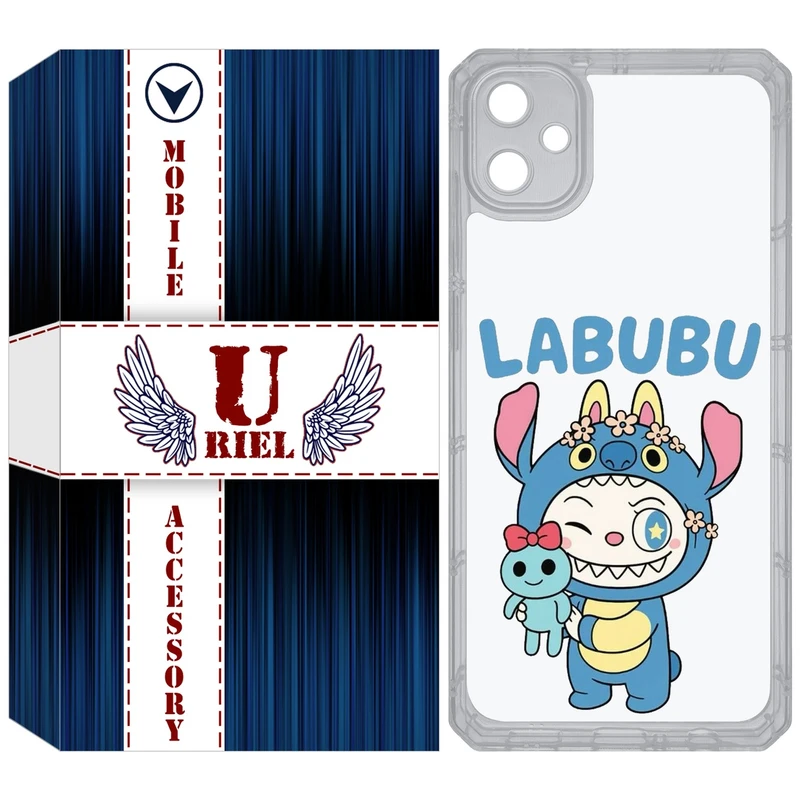 کاور یوریل مدل Clear کد 112 طرح لبوبو Labubu مناسب برای گوشی موبایل سامسونگ Galaxy A05