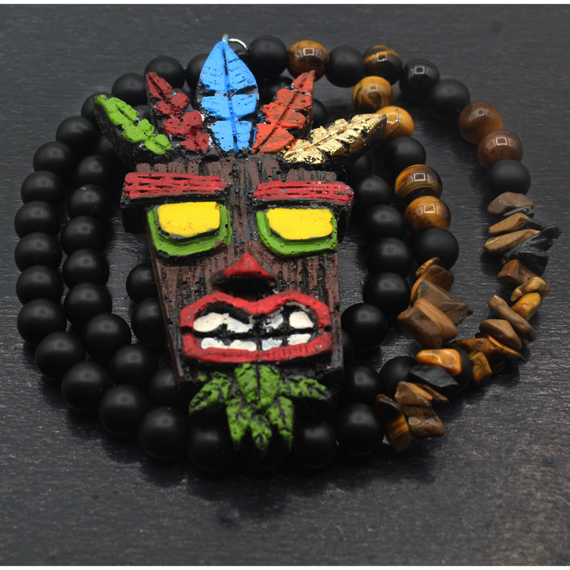 گردنبند مردانه رزالیا مدل بازی کراش NM-BRP-2