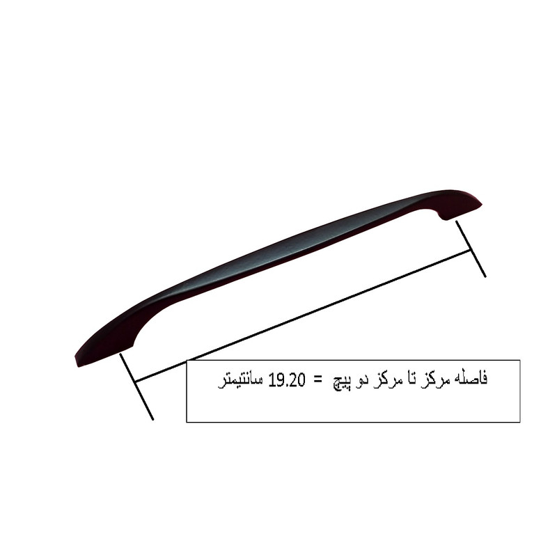 دستگیره کابینت و کمد مدل C192 بسته 3 عددی