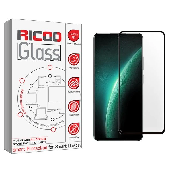محافظ صفحه نمایش شیشه ای ریکو مدل RiC2 مناسب برای گوشی موبایل ریلمی Narzo 60X