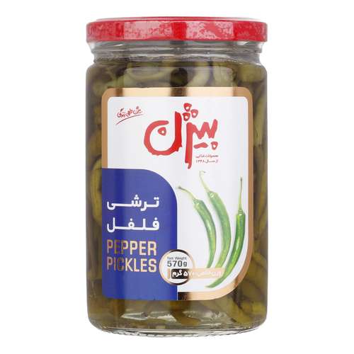 ترشی فلفل بیژن - 570 گرم 