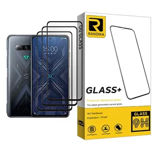 Randika Glass MIX003 Screen Protector For Xiaomi Black Shark 4 Pro Pack Of 3
