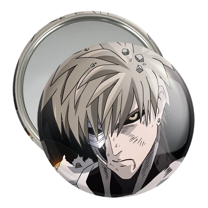 آینه جیبی خندالو مدل جنوس انیمه مرد تک مشتی One Punch Man  کد 11377