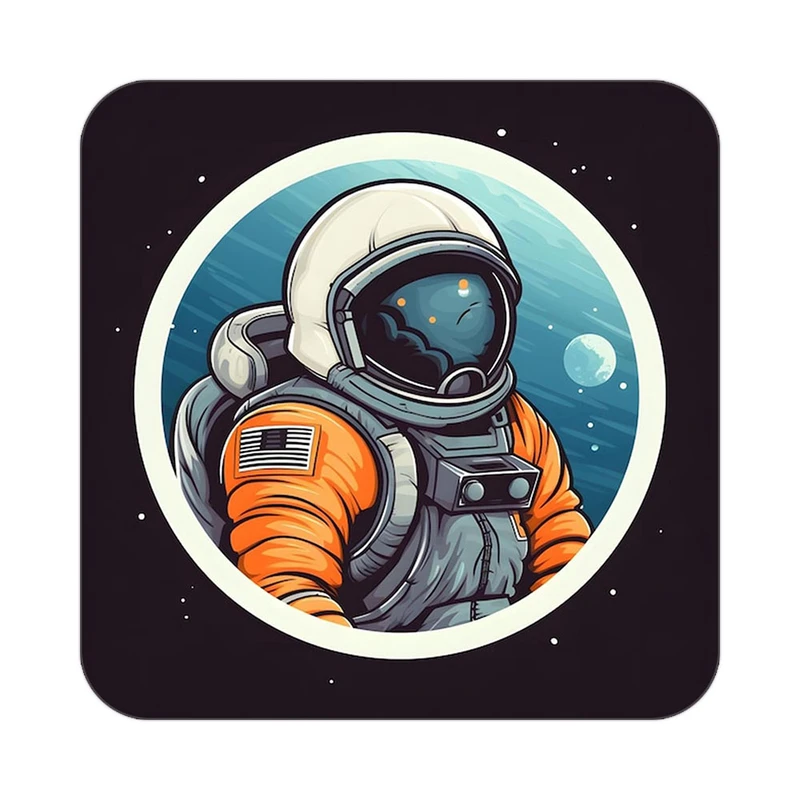 زیر لیوانی کاکتی طرح فضانورد مدل mp46181