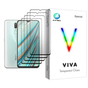 Junbo Viva Glass MIX004 Screen Protector For Oppo A9x Pack Of 4