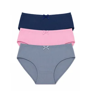 Donex Women's Cotton Panties Model 001 Pack of 3