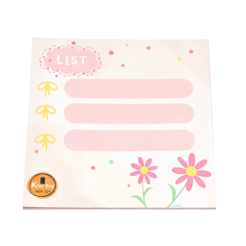 کاغذ یادداشت مدل TDL124 سایز 10*10 سانتی متر بسته 2 عددی