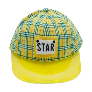 کلاه کپ بچگانه مدل CRYSTAL- STAR رنگ زرد