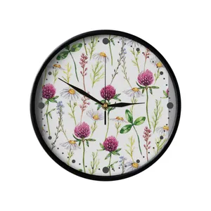 ساعت دیواری مدوپد طرح دشت گل مدل PAT00241