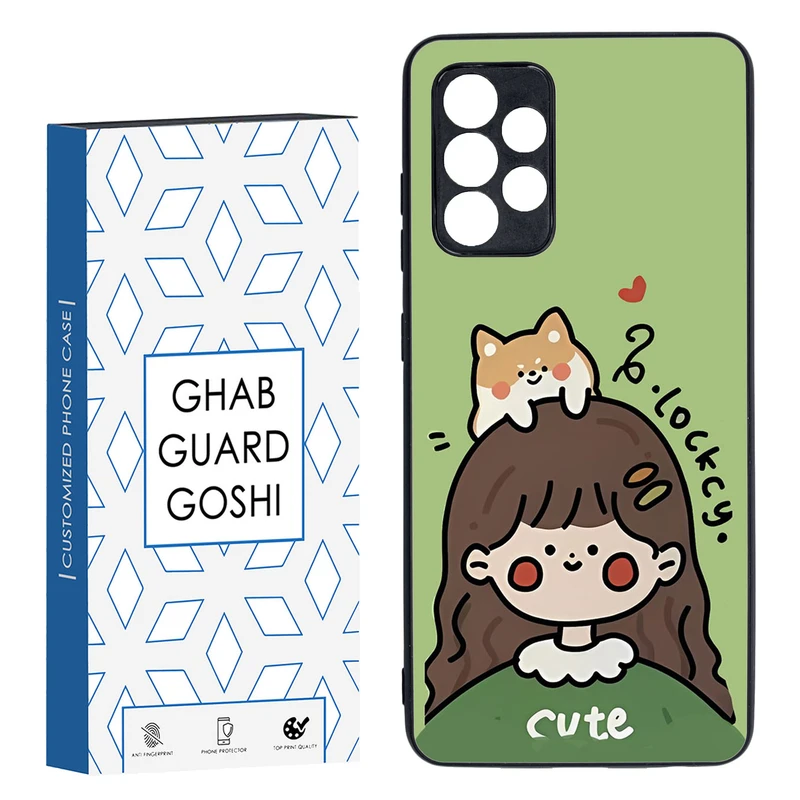 کاور قاب گارد گوشی طرح دخترانه کد TPU-026 مناسب برای گوشی موبایل سامسونگ Galaxy A52