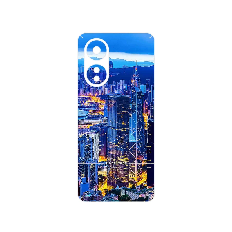برچسب پوششی ماهوت مدل Hong Kong City مناسب برای گوشی موبایل اپو A58 4G