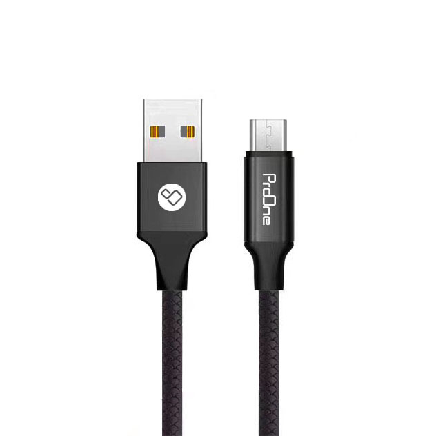 کابل تبدیل USB به microUSB پرووان مدل PD01 طول 1 متر