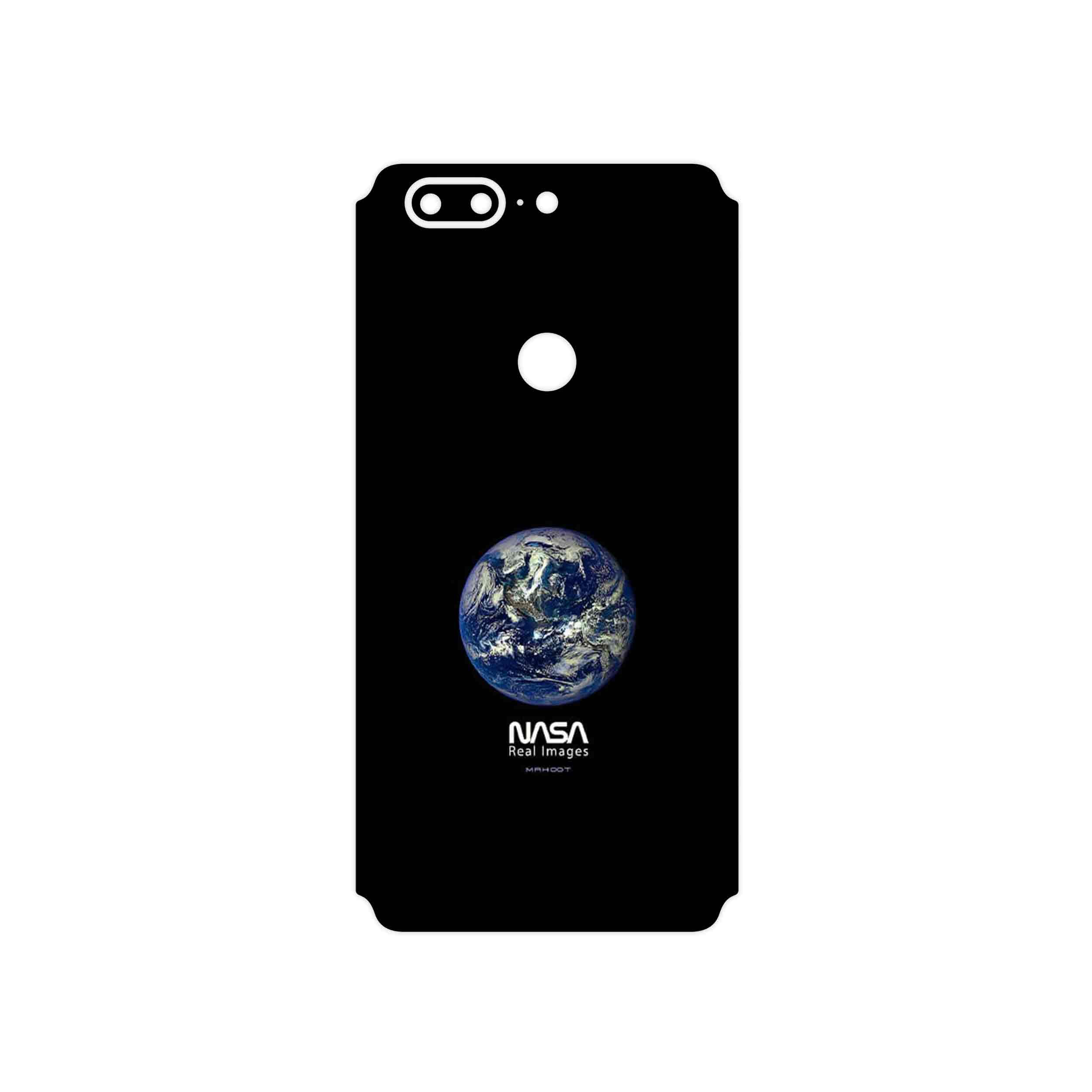 برچسب پوششی ماهوت مدل NASA Home Earth مناسب برای گوشی موبایل وان پلاس 5T