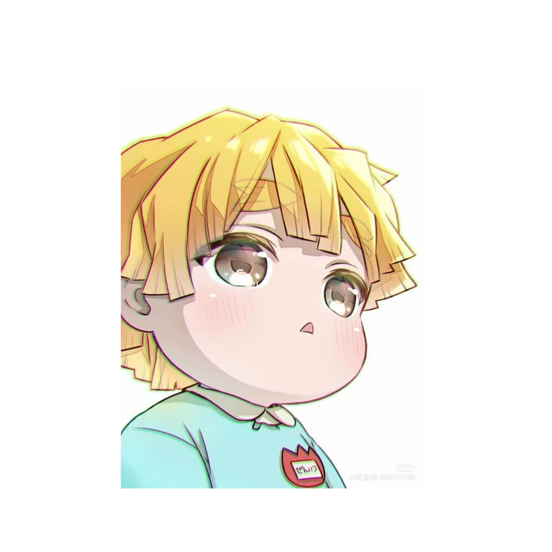 استیکر لپ تاپ و موبایل مدل انیمه طرح شیطان کش زنیتسو آگاتسوما demon slayer Zenitsu Agatsuma کد 731