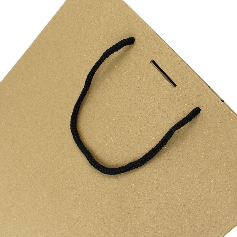 ساک هدیه مدل کرافت طرح ساده کد K3036 بسته 12 عددی