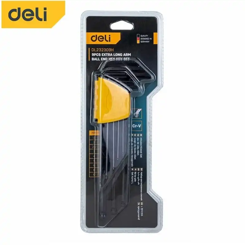 آچار آلن دلی مدل DL232309H مجموعه 9 عددی