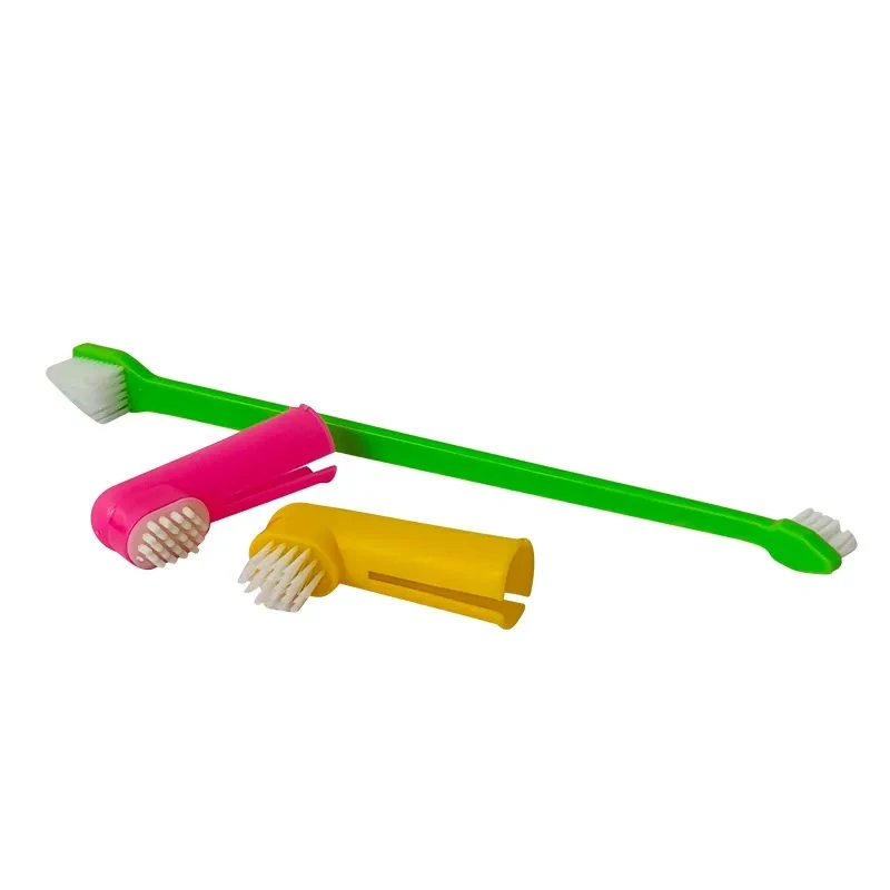 ست مسواک حیوانات خانگی مجموعه 3 عددی