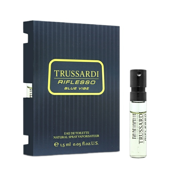  عطر جیبی مردانه تروساردی مدل RIFLESSO BLUE VIBE حجم 1.5 میلی لیتر 