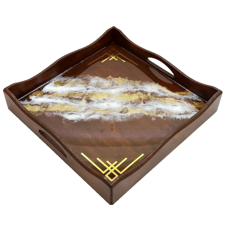 سینی مدل رزینی طاها کد 30