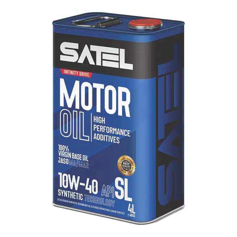 روغن موتور خودرو ساتل مدل 10W-40 SL حجم 4 لیتر