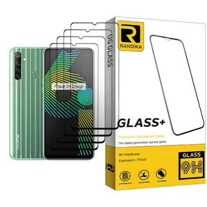 Randika Randika Glass MIX004 Screen Protector For Realme 6i Pack Of 4