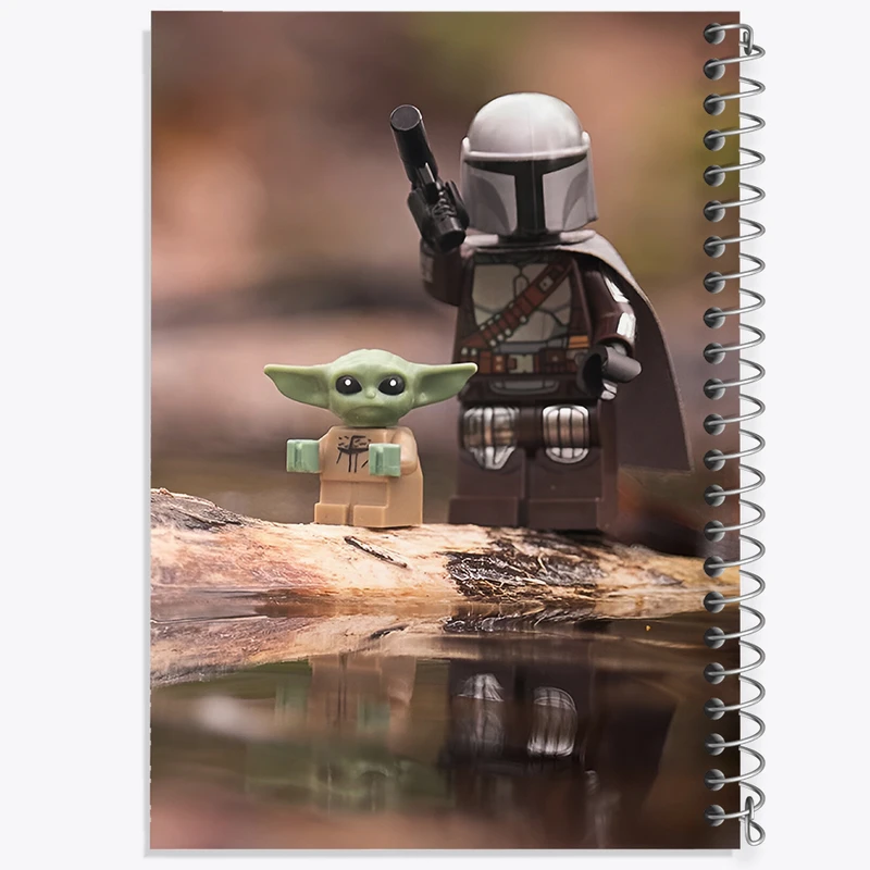 دفتر ژورنال نویسی 50 برگ خندالو مدل نقطه ای طرح جنگ ستارگان (Star Wars)  کد N2925