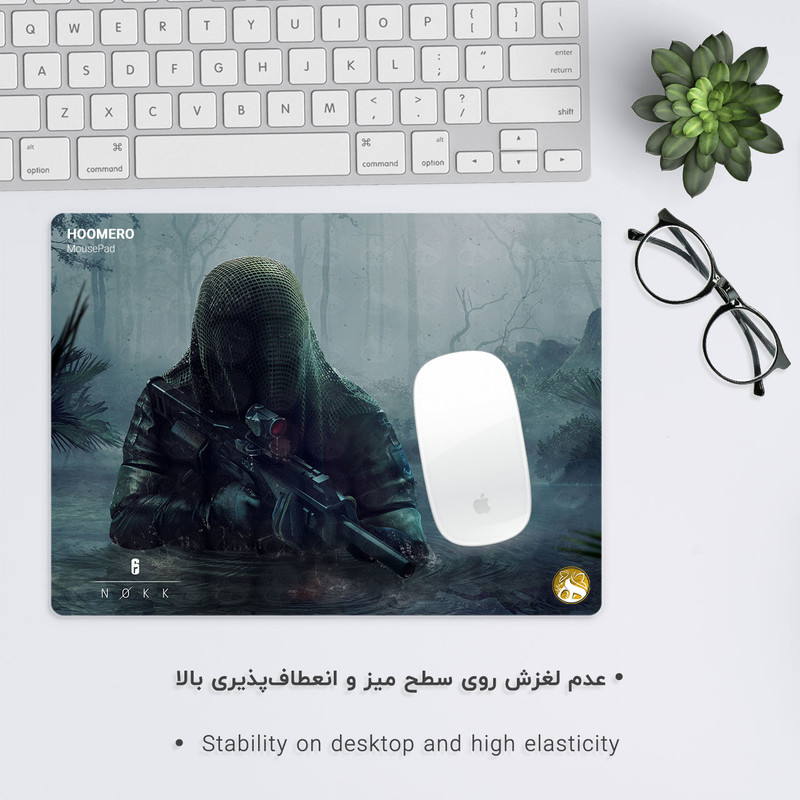 ماوس پد هومرو مدل A4408 طرح بازی Tom Clancys Rainbow Six 2