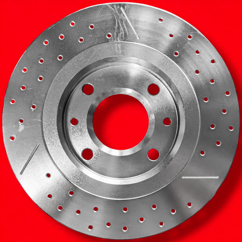 دیسک چرخ جلو کاردینال مدل سوراخ دار مناسب برای پژو پارس بسته ۲ عددی