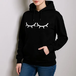 هودی زنانه طرح چشم کد 17099bw