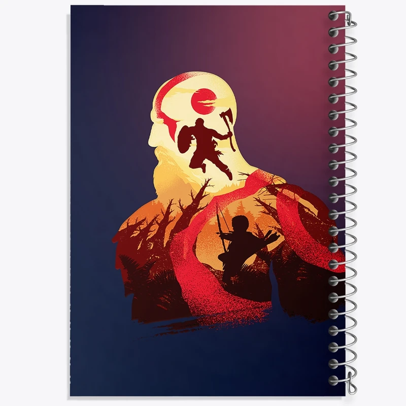 دفتر نت موسیقی 50 برگ خندالو مدل خدای جنگ کد F2437